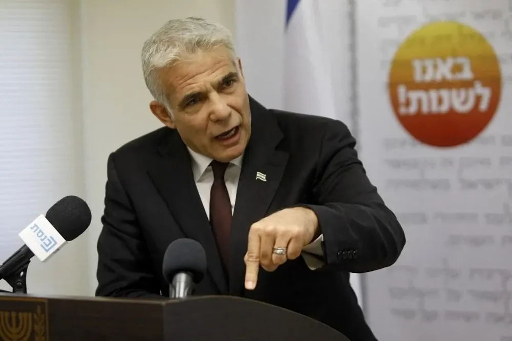 Yair Lapid, líder centrista del partido Yesh Atid