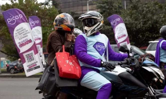 App colombiana de mototaxis empieza a operar en Uruguay