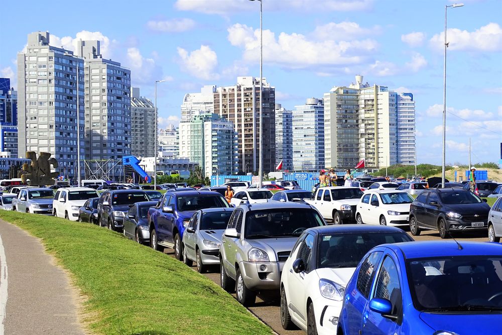 Tránsito en Maldonado