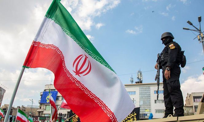 Imágenes de archivo con el funeral de un miembro de la Guardia Revolucionaria Islámica de Irán.