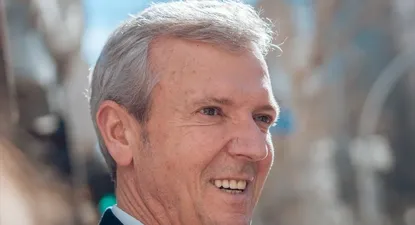 El presidente de la Xunta en funciones y líder del PPdeG, Alfonso Rueda, a su llegada a una reunión del Comité Ejecutivo Nacional, en la sede del Partido Popular, a 20 de febrero de 2024, en Madrid (España).