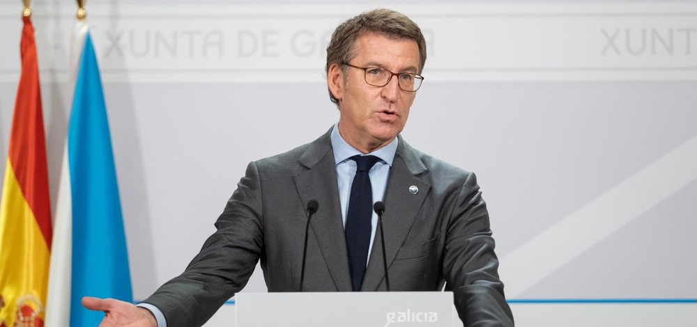 El líder del PP, Alberto Núñez Feijóo.