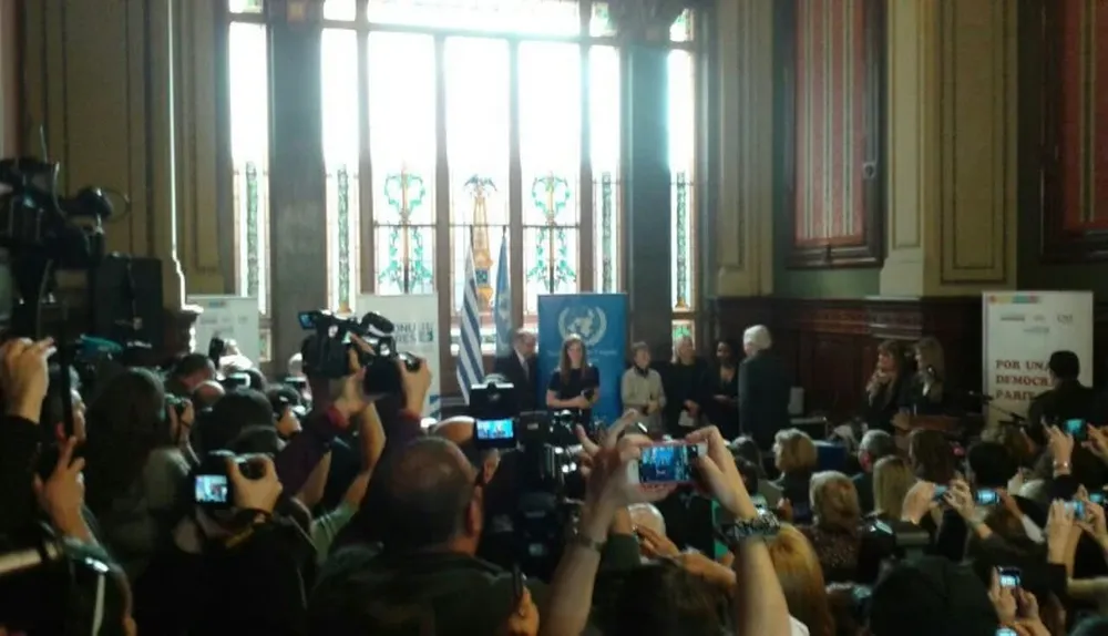 Emma Watson hoy en el Parlamento