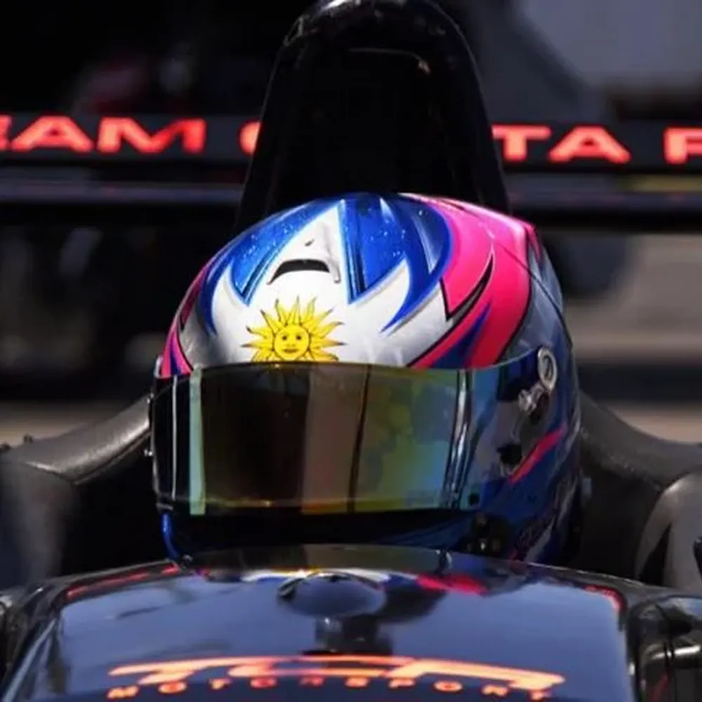 El casco de Facundo Garese