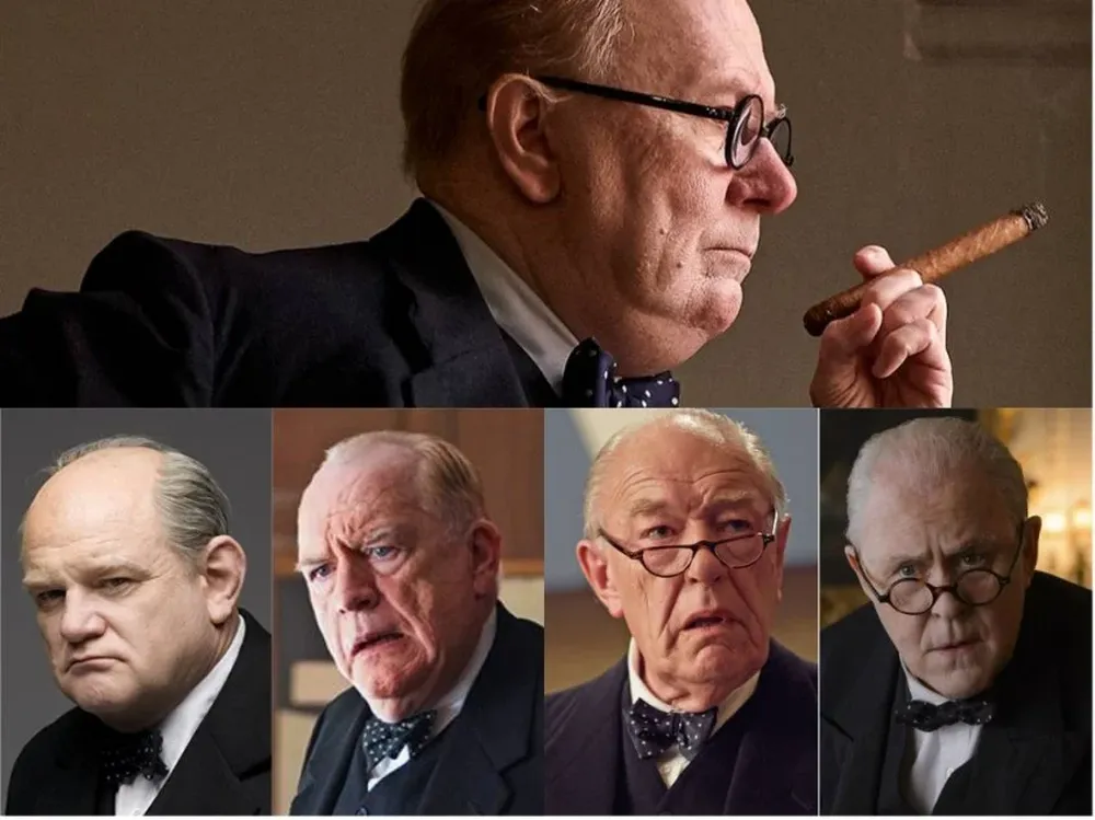 Churchill interpretado por múltiples actores