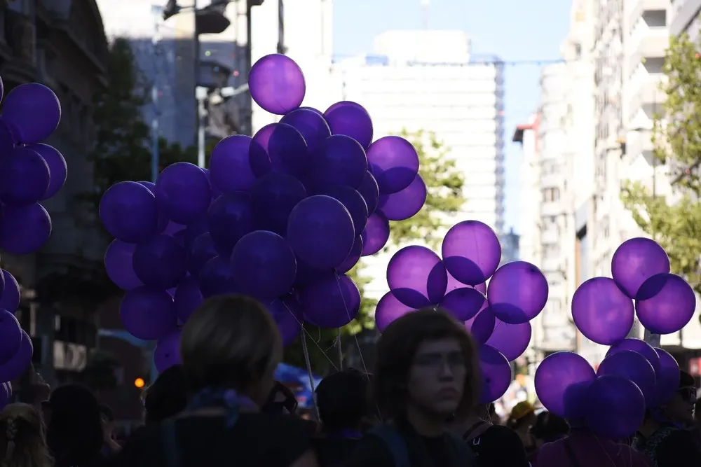 Foto de archivo. Marcha del 8M, en Montevideo