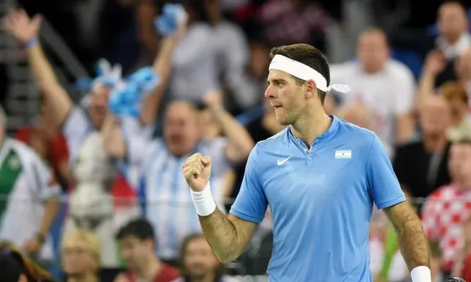 Un Del Potro enorme igualó la serie 2-2