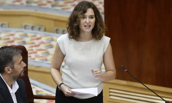 La presidenta de la Comunidad de Madrid, Isabel Díaz Ayuso