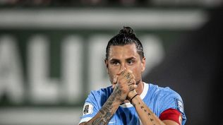 José María Giménez, capitán de la selección uruguaya