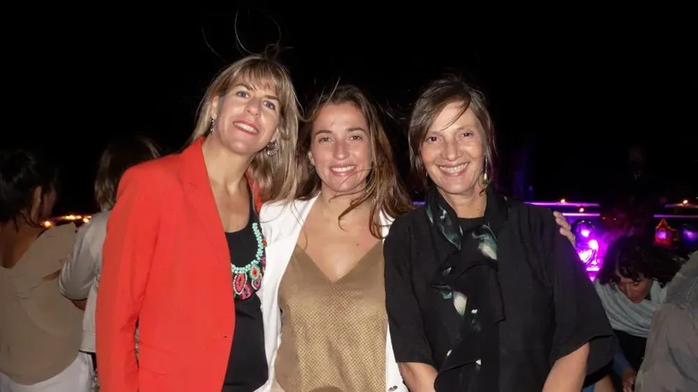 Lucía Barbosa, Milagros Cassarino y Beatríz Soulier