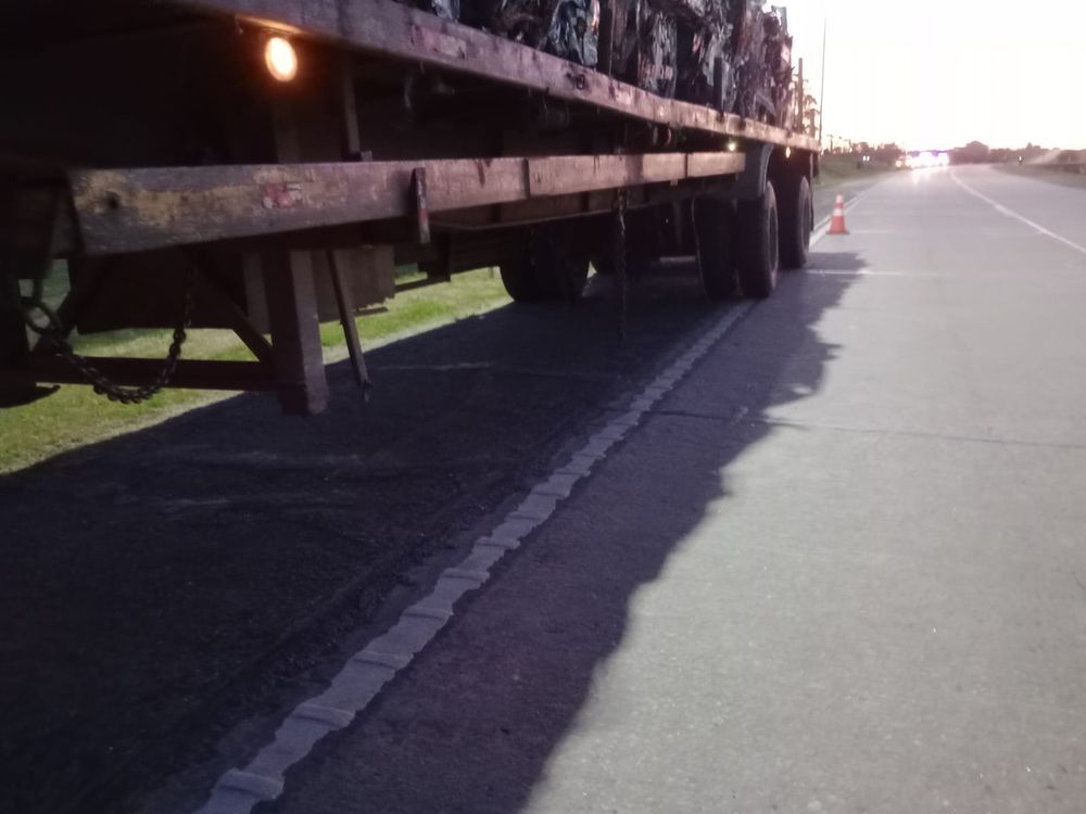 Hombre murió aplastado por un camión en ruta de San José