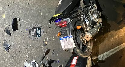 dos motociclistas murieron en dos siniestros ocurridos con horas de diferencia y a pocos metros de distancia en salto