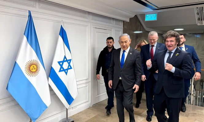 Milei cuestionó la orden de detención de Netanyahu.