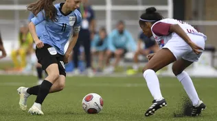 Belén Aquino, golazo para el empate