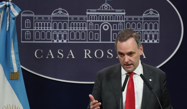 Manuel Adorni, vocero presidencial argentino.&nbsp;