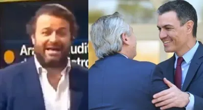 Pedro Sánchez y Alberto Fernandez