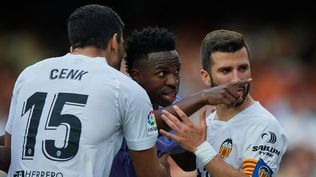 Vinícius en Mestalla