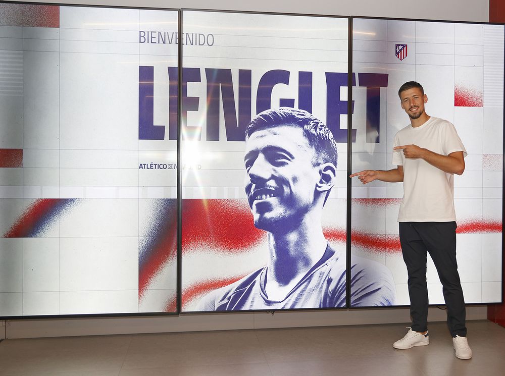 Atlético de Madrid presenta a Lenglet.