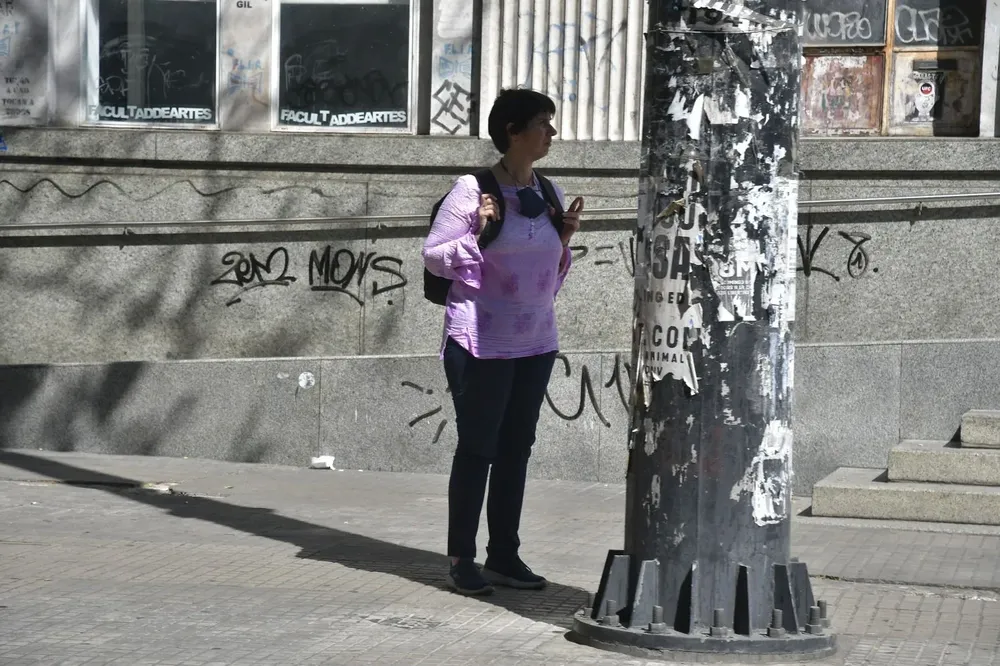 Centro de Montevideo con calor- octubre 2021