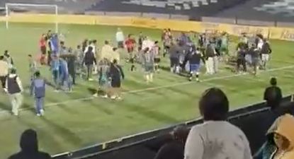 Incidentes en el Charrúa en un partido de fútbol de juveniles