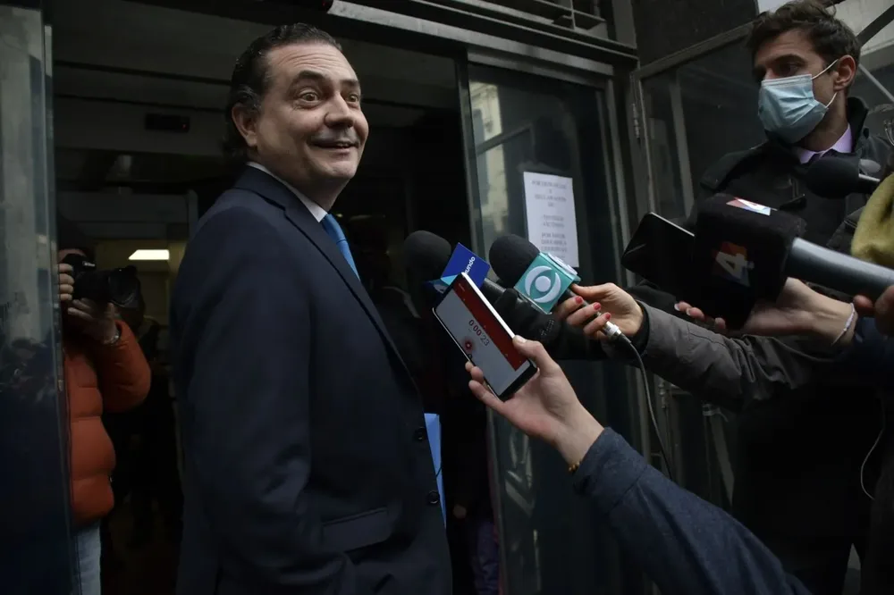 Ferrés declaró en la sede de Fiscalía de la Ciudad Vieja (Montevideo)