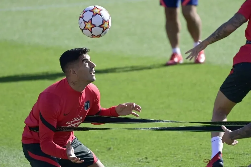 Luis Suárez en la previa del viaje a Milán