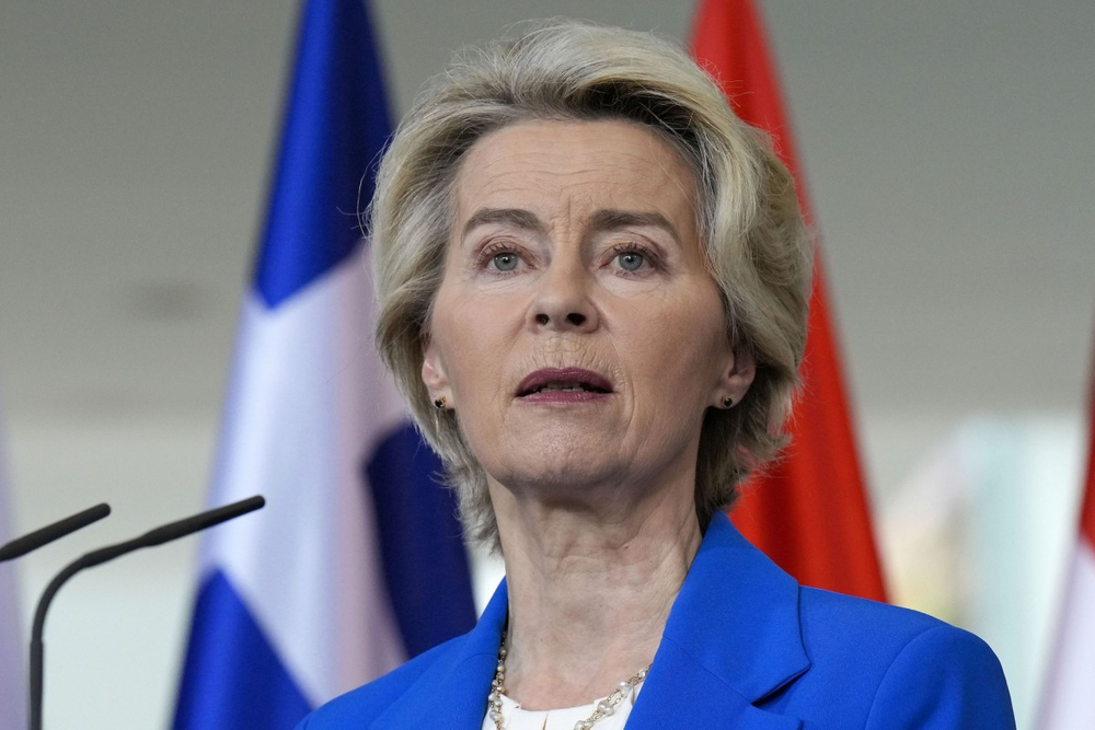 La presidenta de la Comisión Europea, Ursula von der Leyen.