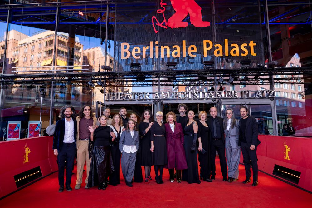 Los productores y actores en la Berlinale.&nbsp;
