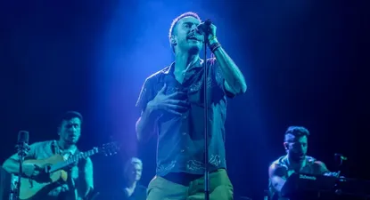 El grupo Vetusta Morla durante una actuación en el WiZink Center, a 30 de noviembre de 2023