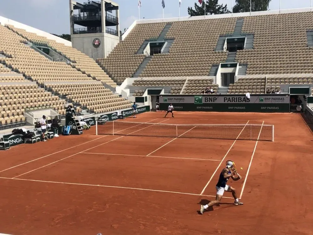 Nadal y Cuevas entrenaron juntos este jueves previo a Roland Garros