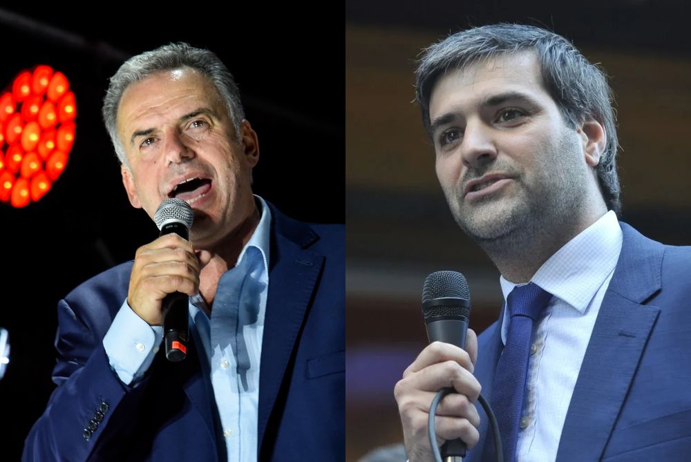 Yamandú Orsi y Nicolás Martinelli