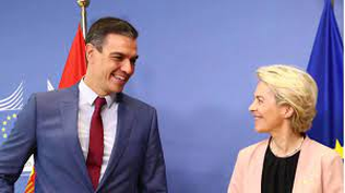 Pedro Sánchez y Úrsula von der Leyen