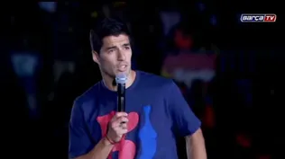 Suárez habló en los festejos de Barcelona