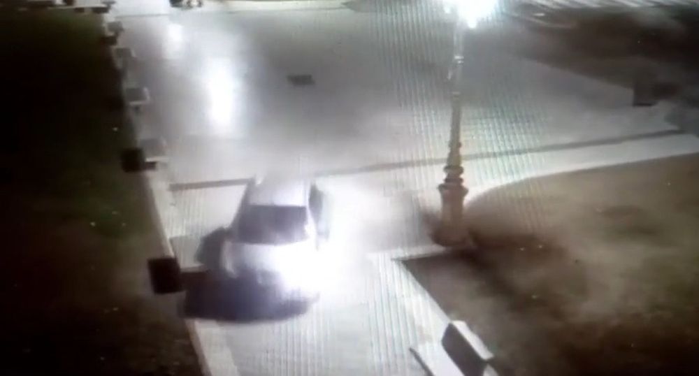 Ocurrió está mañana en Plaza de los Congresos