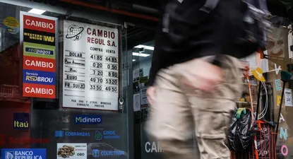 Pizarra de cambio. (Foto archivo)