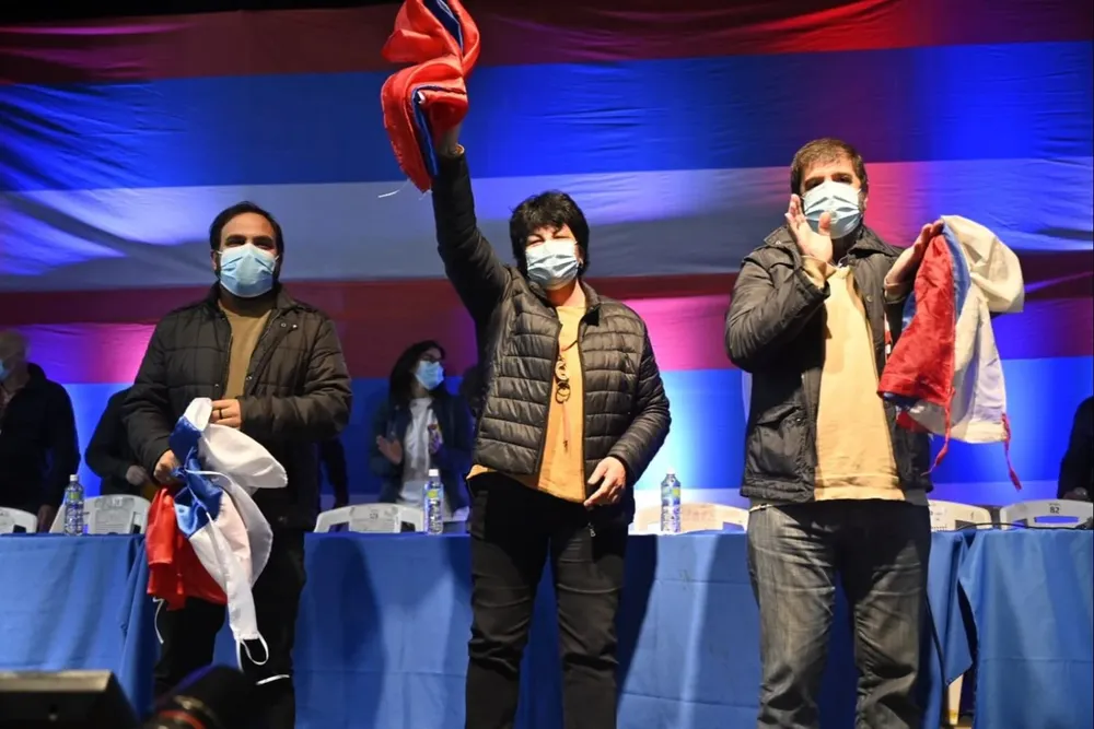 Gonzalo Civila, Ivonne Passada y Fernando Pereira.