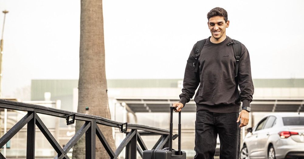 Juan Manuel Sanabria al llegar al Complejo Celeste