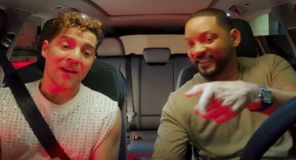 DAvid Bisbal y Will Smith en Car Test.