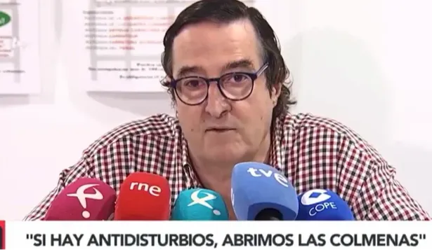 El presidente de Asaja Extremadura, Ángel García Blanco