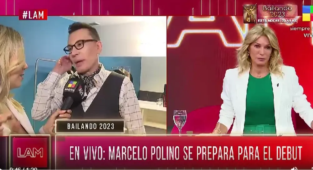 Polino y Latorre en la previa del Bailando