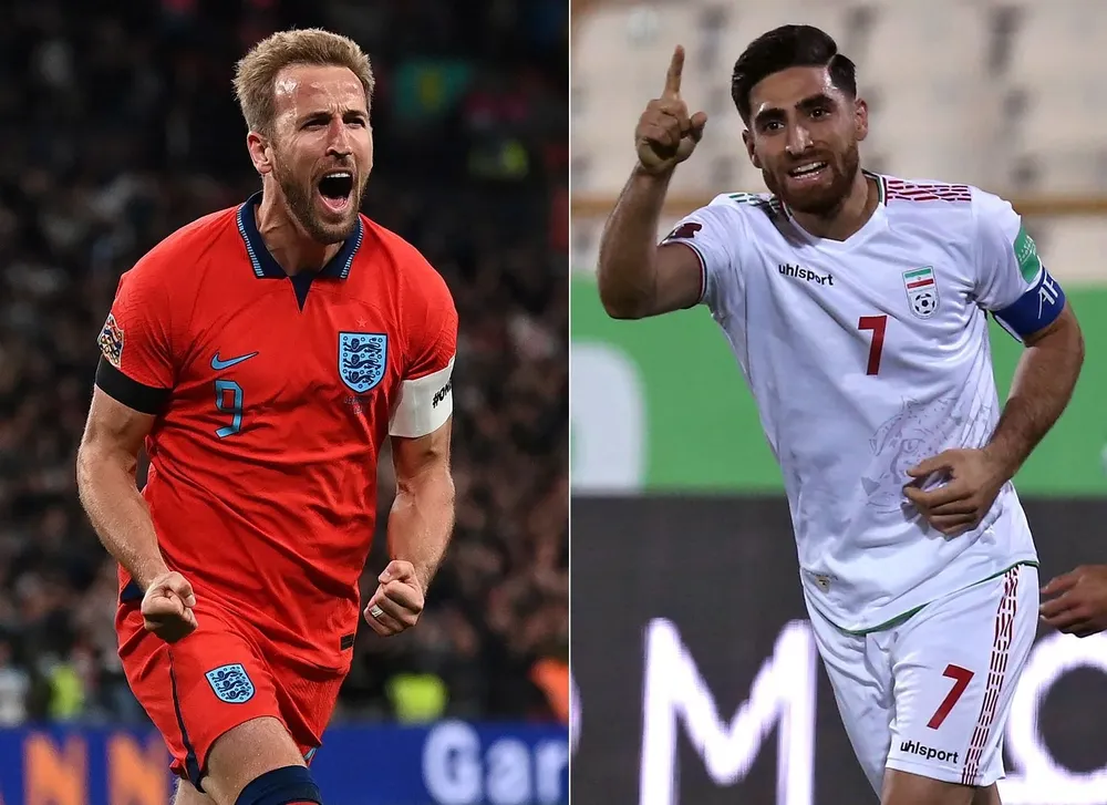 Harry Kane y Alireza Jahanbakhsh