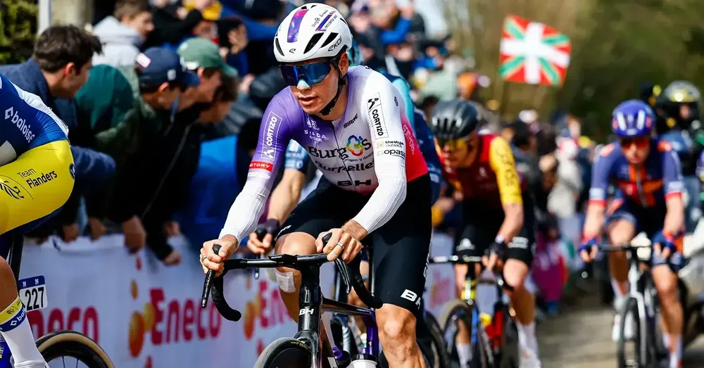 Eric Fagúndez en el Tour de Flandes 2026