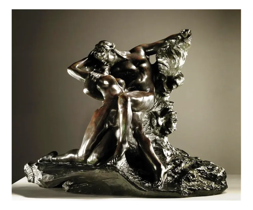 Rodin trabajó en la creación de la escultura durante los últimos 37 años de su vida