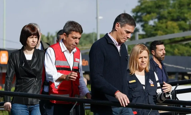 Pedro Sánchez en su visita a Valencia