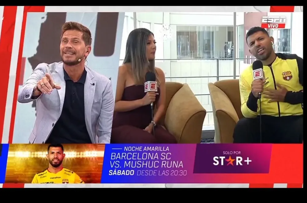 El Kun Agüero puso en aprietos al Pollo Vignolo