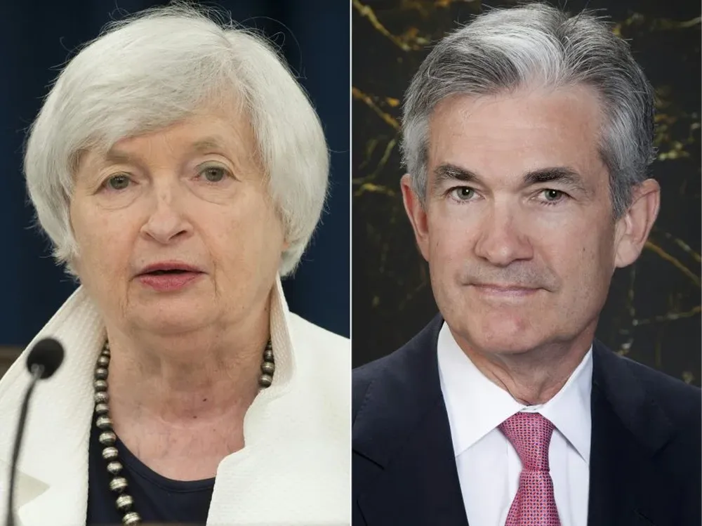 Jerome Powell y Janet Yellen.