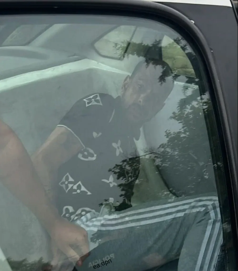 Claudio Cancelo en el momento de la captura