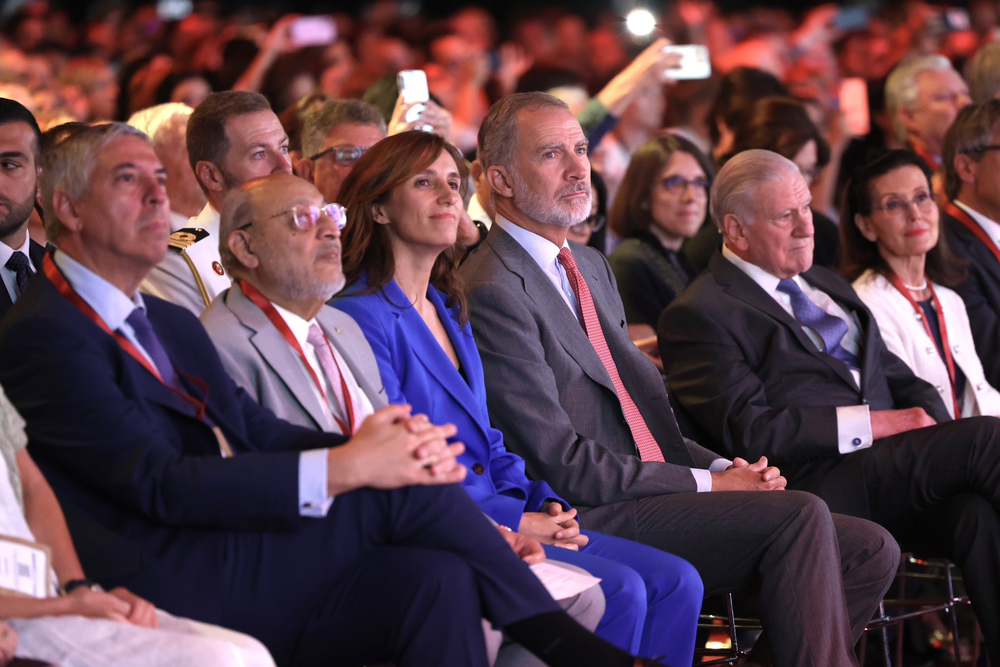 El Rey ha asistido en IFEMA-Madrid a la sesión “El corazón y la sociedad” del Congreso anual de la Sociedad Europea de Cardiología,