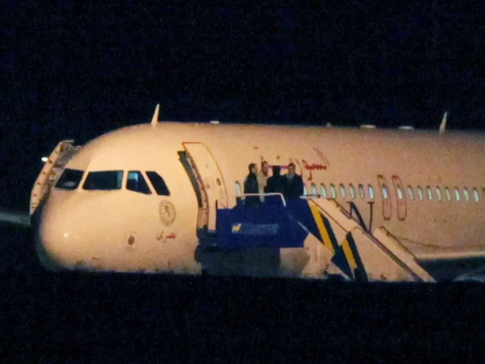 El avión detenido en Ankara