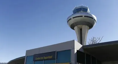 Torre de control en el Aeropuerto de Barajas